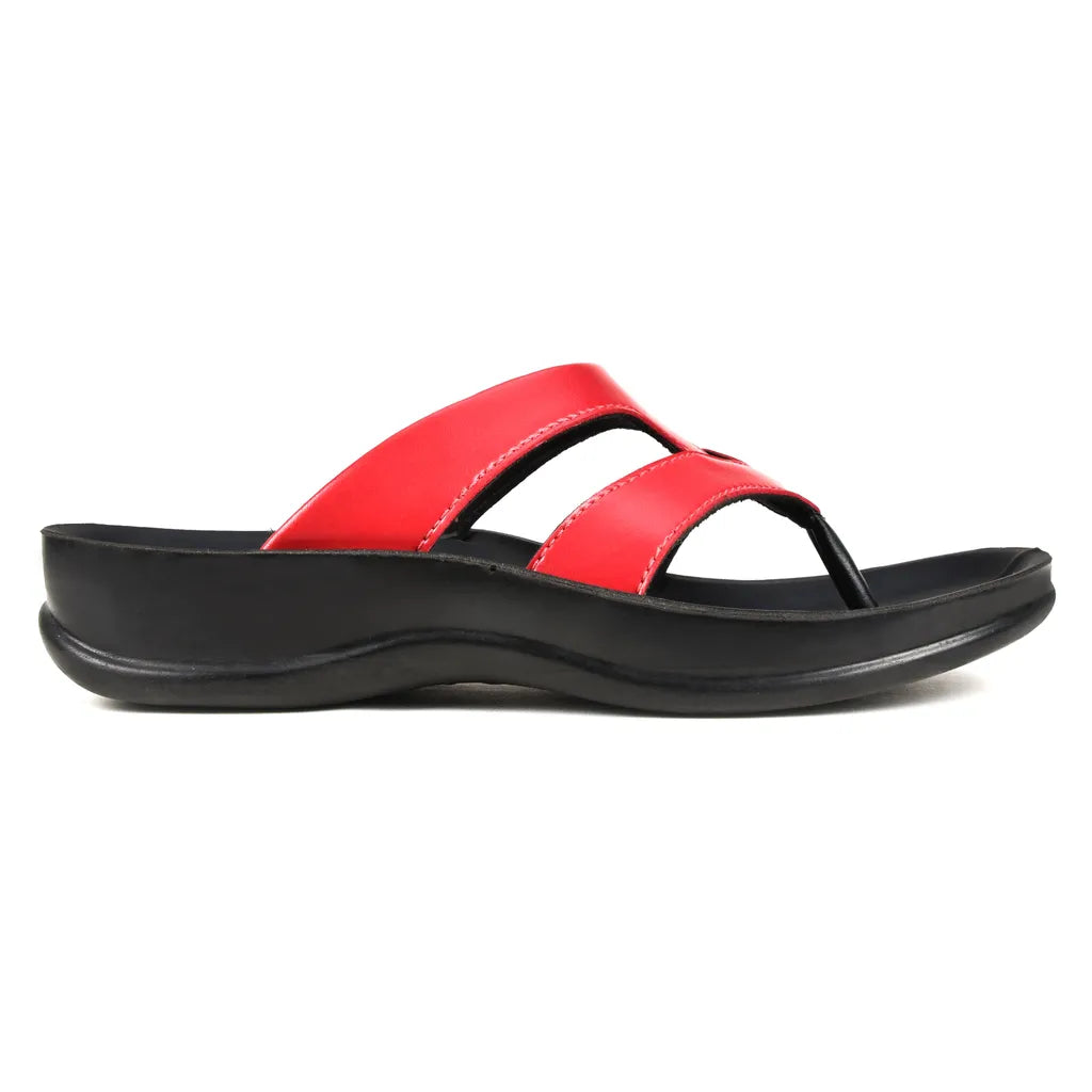 Aerothotic - Raido Women’S Strappy Sandals, Red